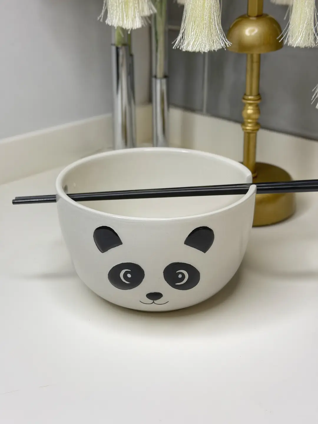 Panda Figürlü Noodle Kasesi